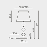 Настольная лампа Modelux ML.6105.01TL WH