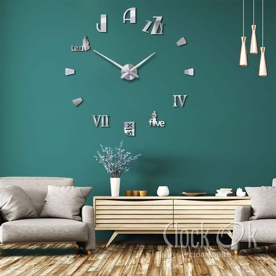 Настенные 3D часы Jazz