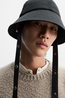 ПАНАМА ZARA X NANUSHKA ШЛЯПА, ЧЕРНЫЙ