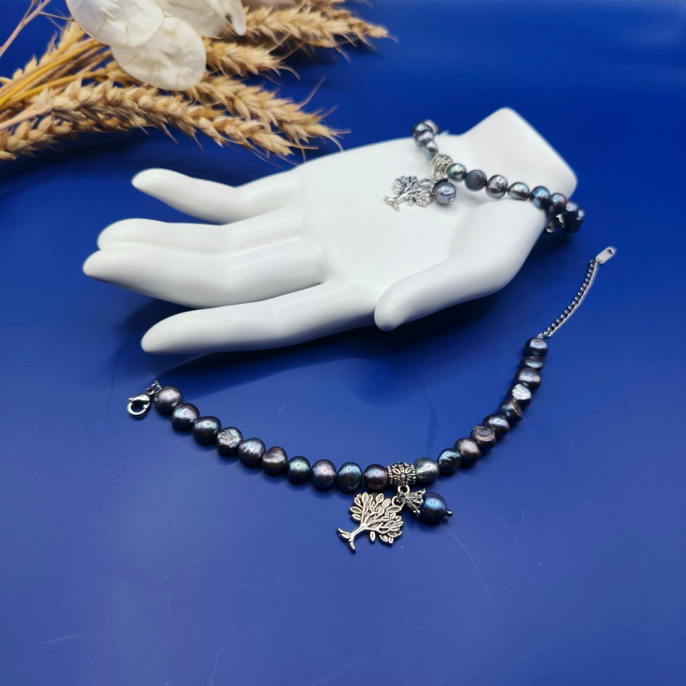 "Браслет" из речного культивированного жемчуга.