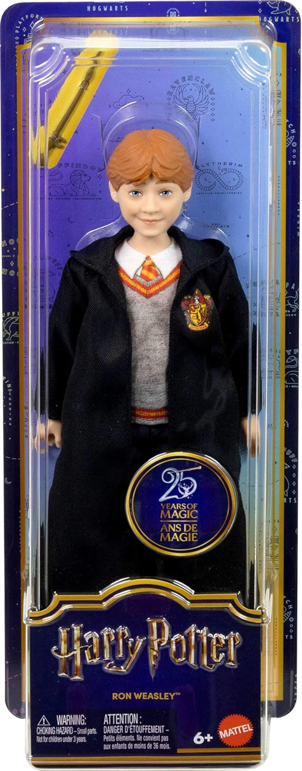 Кукла Mattel Гарри Поттер Рон 25 лет Магии