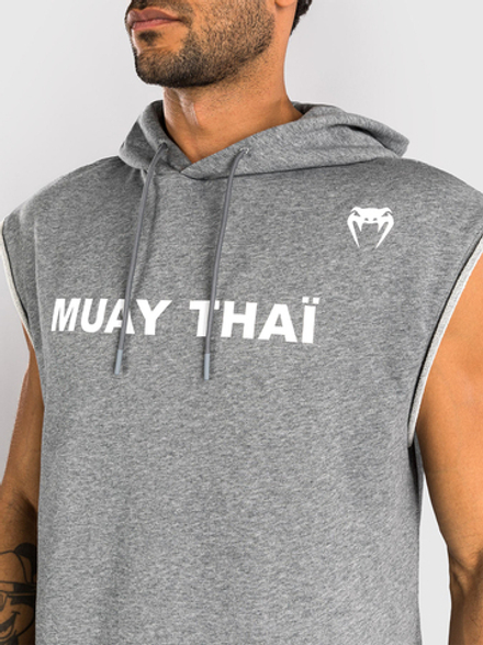 Худи без рукавов Venum Muay Thai VT Heather Grey