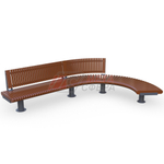Скамейка Rail Road 01 Long с поворотом