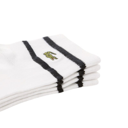Теннисные носки Lacoste Striped 2P - white