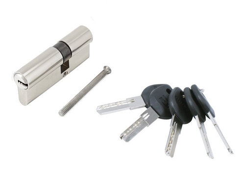 Механизм цилиндровый АЛЛЮР HD F   80-5К CP хром перф.кл  (35*40)(30x10x40)/16252