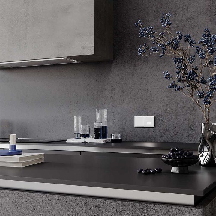 Рамка пластиковая Voltum S70 на 2 поста, (белый матовый) VLS100202