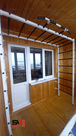 Монтаж спортивного комплекса Sv Sport П в бетонные, кирпичные стены