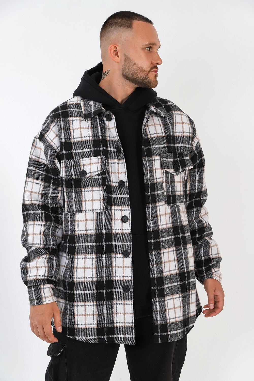 Рубашка мужская Квадро-4 Виотекс ЧЁРНЫЙ