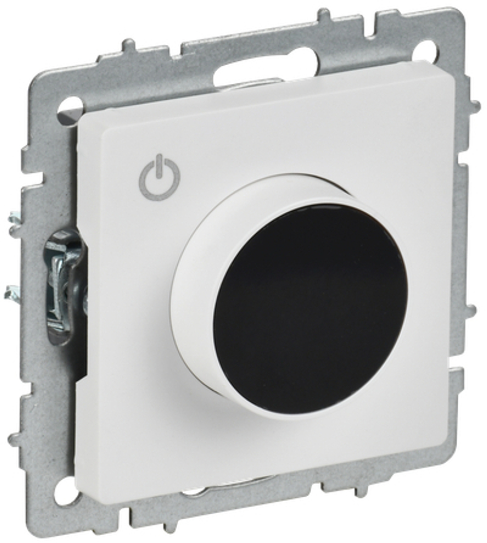 BRITE Термостат электронный с индикацией ТС10-1-БрАБ арктический белый IEK