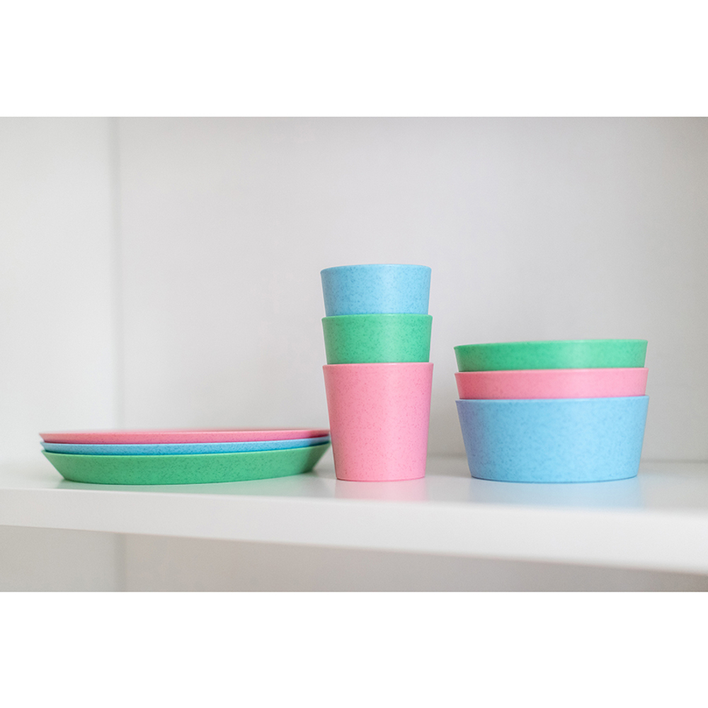 Тарелка connect, organic, D20,5 см, ярко-розовая