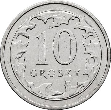 10 грошей 1990-2016 Польша