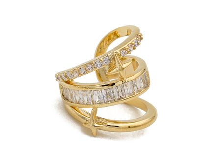 Кафф "Sparkle" 14мм со стразами