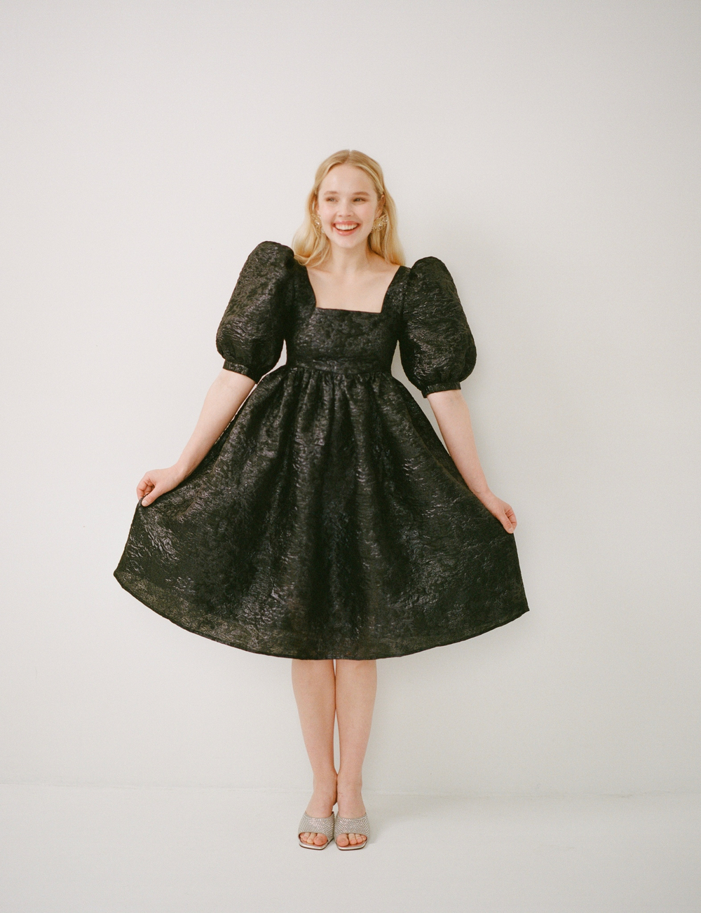 Royal black dress