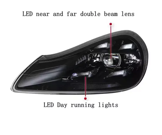 Передние фары Порше Кайен 957 2007-2010 V3 type