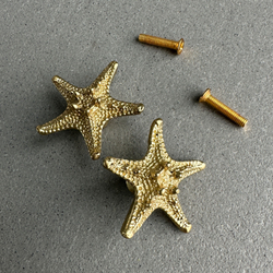 Ручка-кнопка MOS006 brass