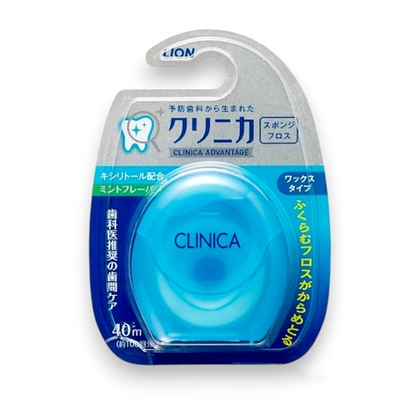 Зубная нить Lion Япония Clinica Sponge Floss, 40 м