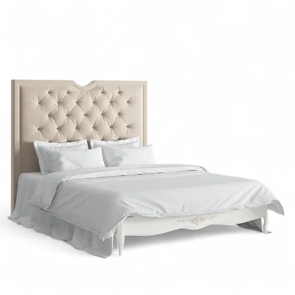 Кровать с мягким изголовьем 160*200