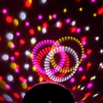 Диско-шар светодиодный «Каледоскоп», LED (красный, зеленый, синий), USB+mp3+пульт+bluetooth (220V)