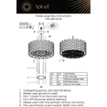 Подвесная люстра Aployt Felikayt APL.861.03.18