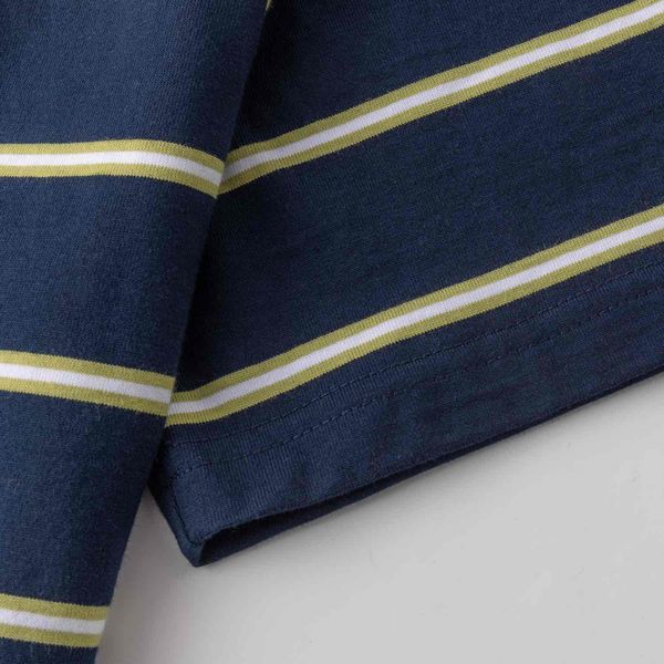 Футболка Nineties темно-синий / лаймовый - фото 8