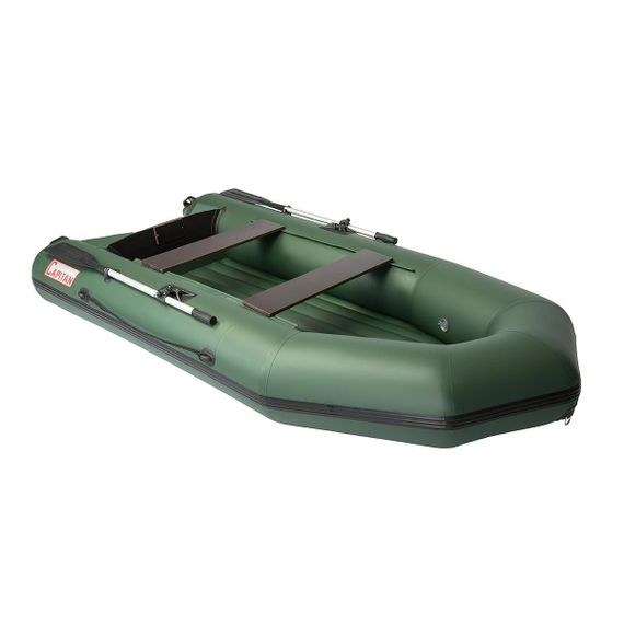 Лодка Тонар Капитан A310 (надувное дно) зеленый