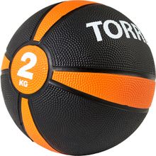 Медбол TORRES AL00222, 2 кг., черно-оранжевый