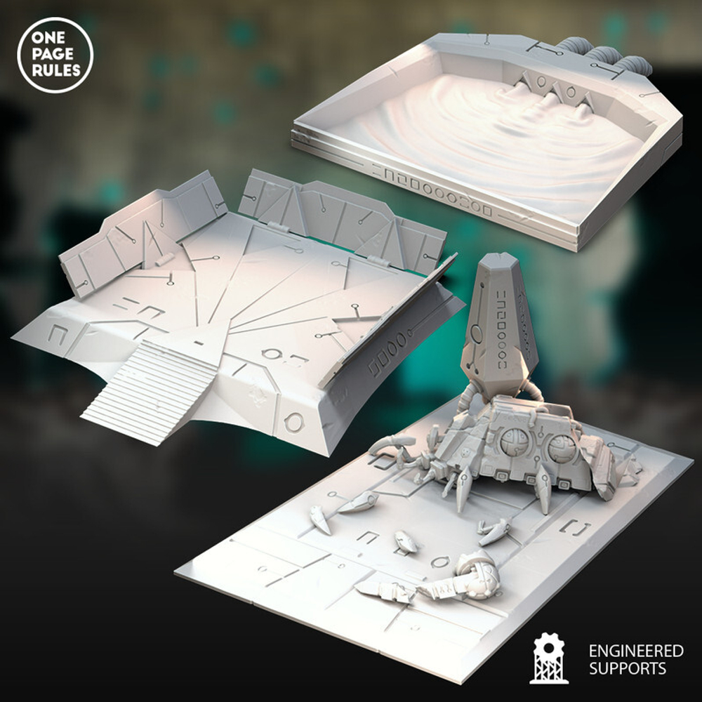 Xenos Armies Necrons террейн 1 шт. миниатюра для dnd, днд, pathfinder, фентези, Настольная игра, НРИ, Варгейм, РПГ