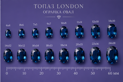 Топаз London Овал