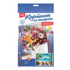 Nömrəli Rəngləmə Lori 20*28,5 Сm "На острове"