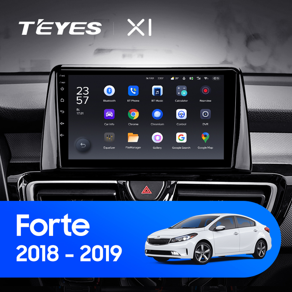 Teyes X1 10.2" для KIA Forte 2018-2019