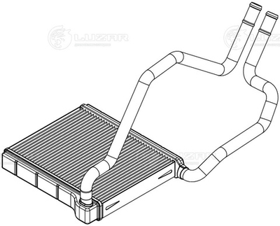 LRh 3047 -  Радиатор отопителя для Haval Dargo (22-)