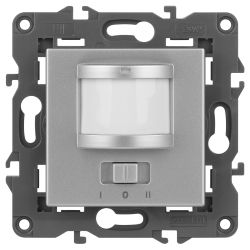 14-4103-03 ЭРА Датчик движения 2-проводной, 180-240В, 200Вт, IP20, Эра Elegance, алюминий