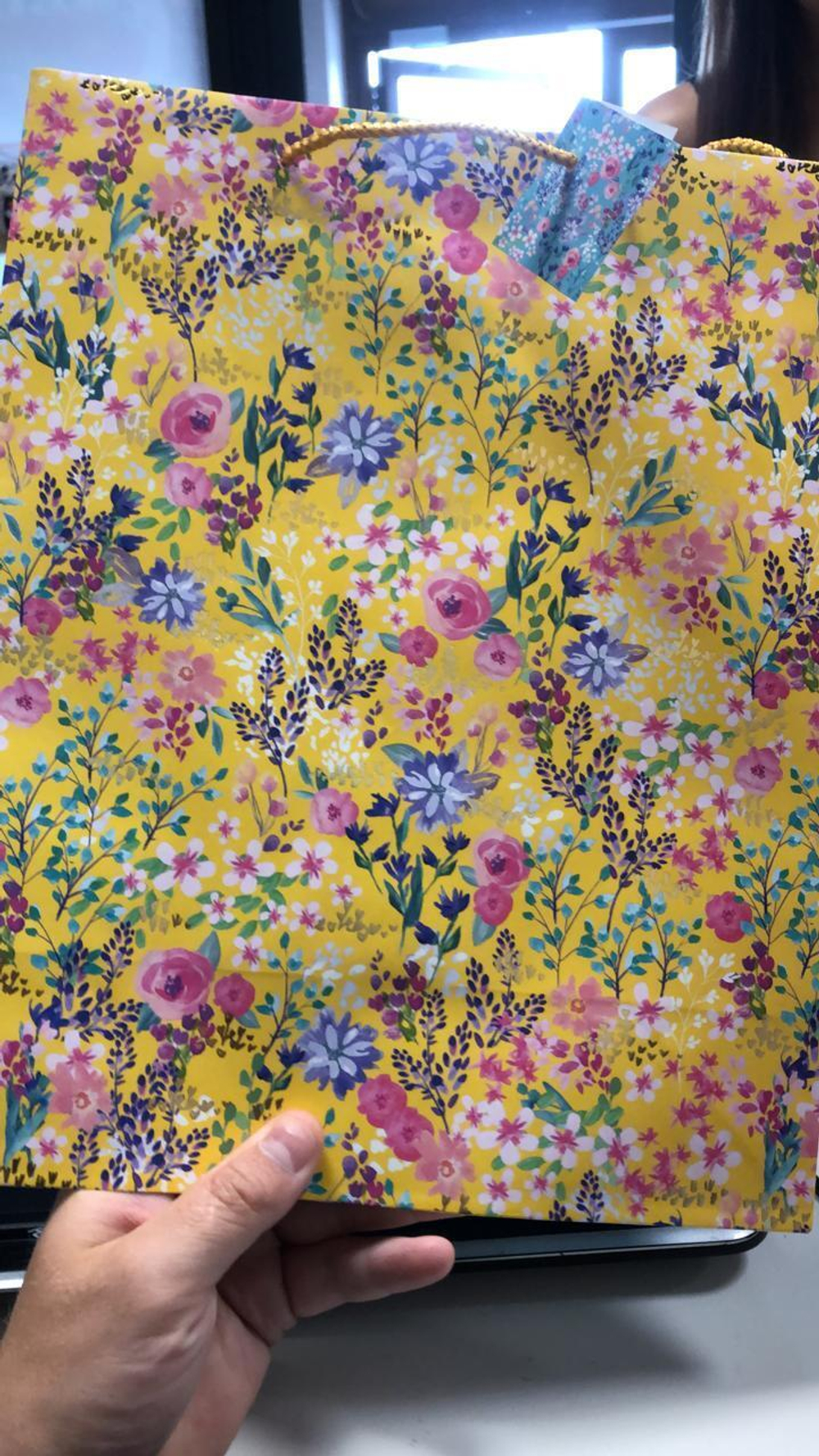 Пакет подарочный, Цветы полевые