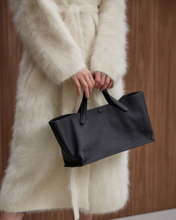 Сумка из натуральной кожи черный