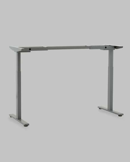 Подстолье для стола с электроприводом и регулировкой высоты, 2 мотора, память 3 уровня высоты, серый