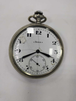 Карманные часы doxa, мельхиор, Швейцария, 1906