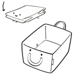 Коробка для хранения детская storagebox abc friends pink