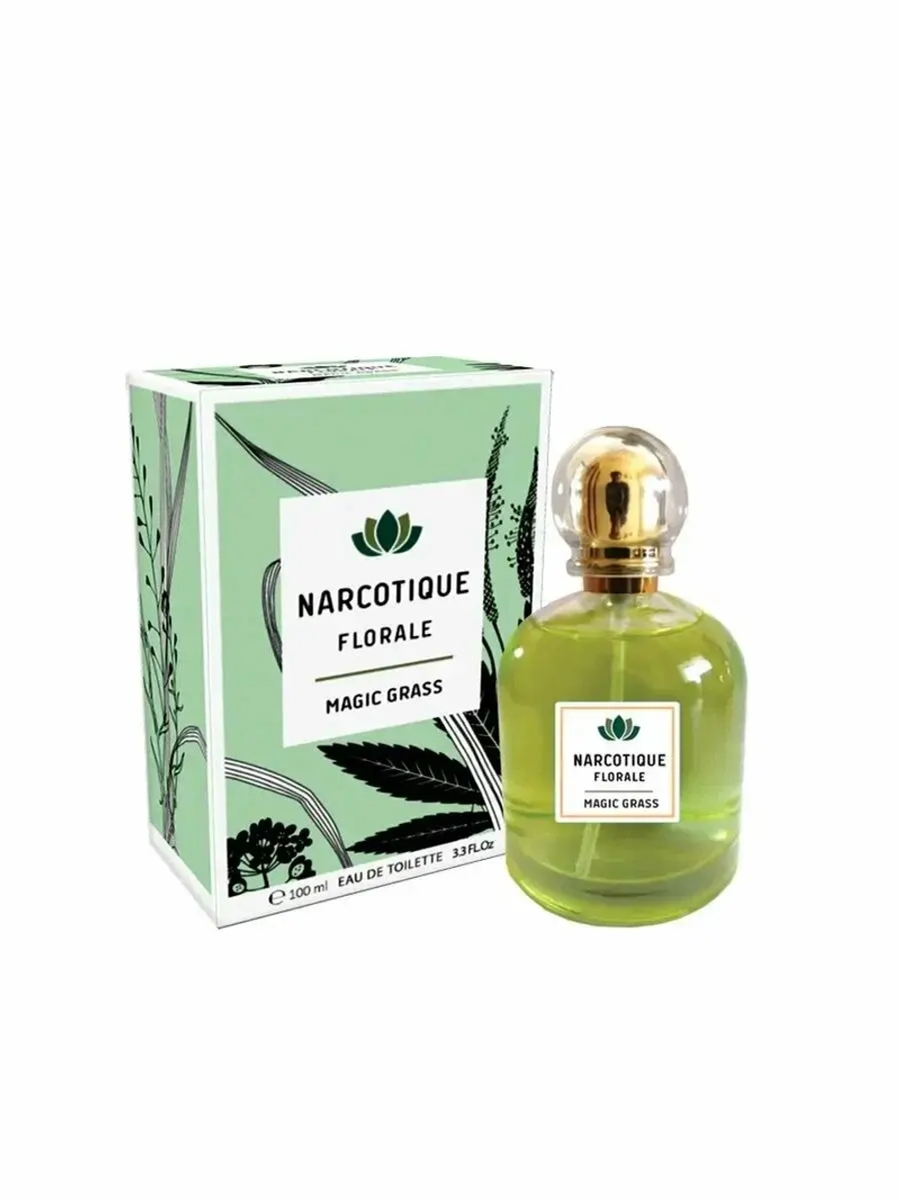 Туалетная вода для женщин "NARCOTIQUE FLORALE MAGIC GRASS" 100мл Россия