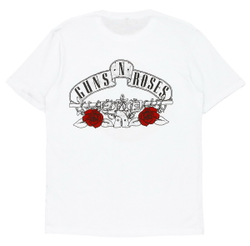 Футболка белая с коротким рукавом группы Guns'n'Roses