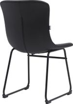 Кресло для посетителей Everprof Expo CF Экокожа Черный