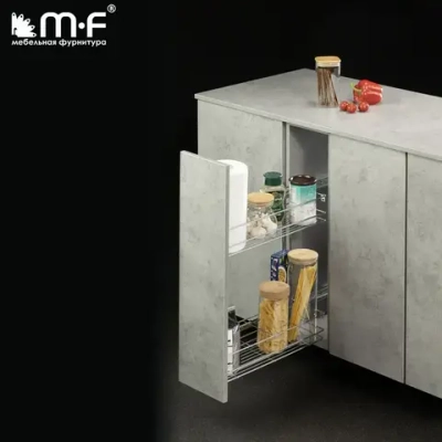 Бутылочница в нижнюю базу 200 мм с направляющими