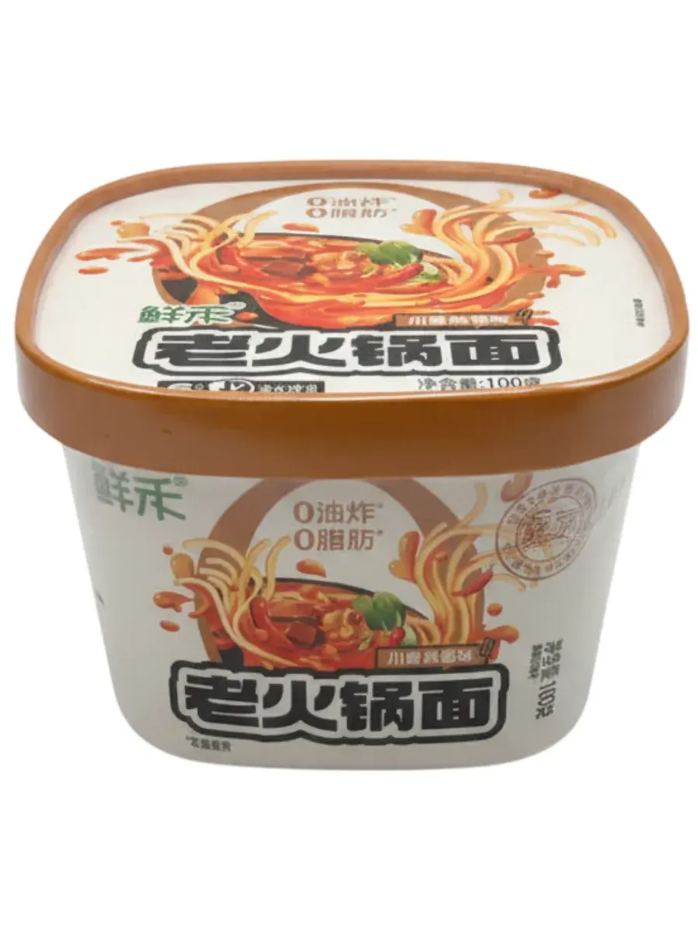 Лапша со вкусом острого Кунжутного соуса по-Сычуаньски 100 г