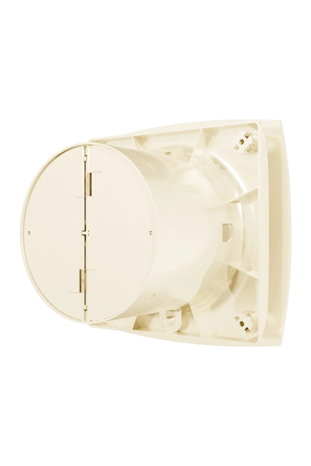Вентилятор вытяжной D100С WAVE с обр. клапаном Ivory