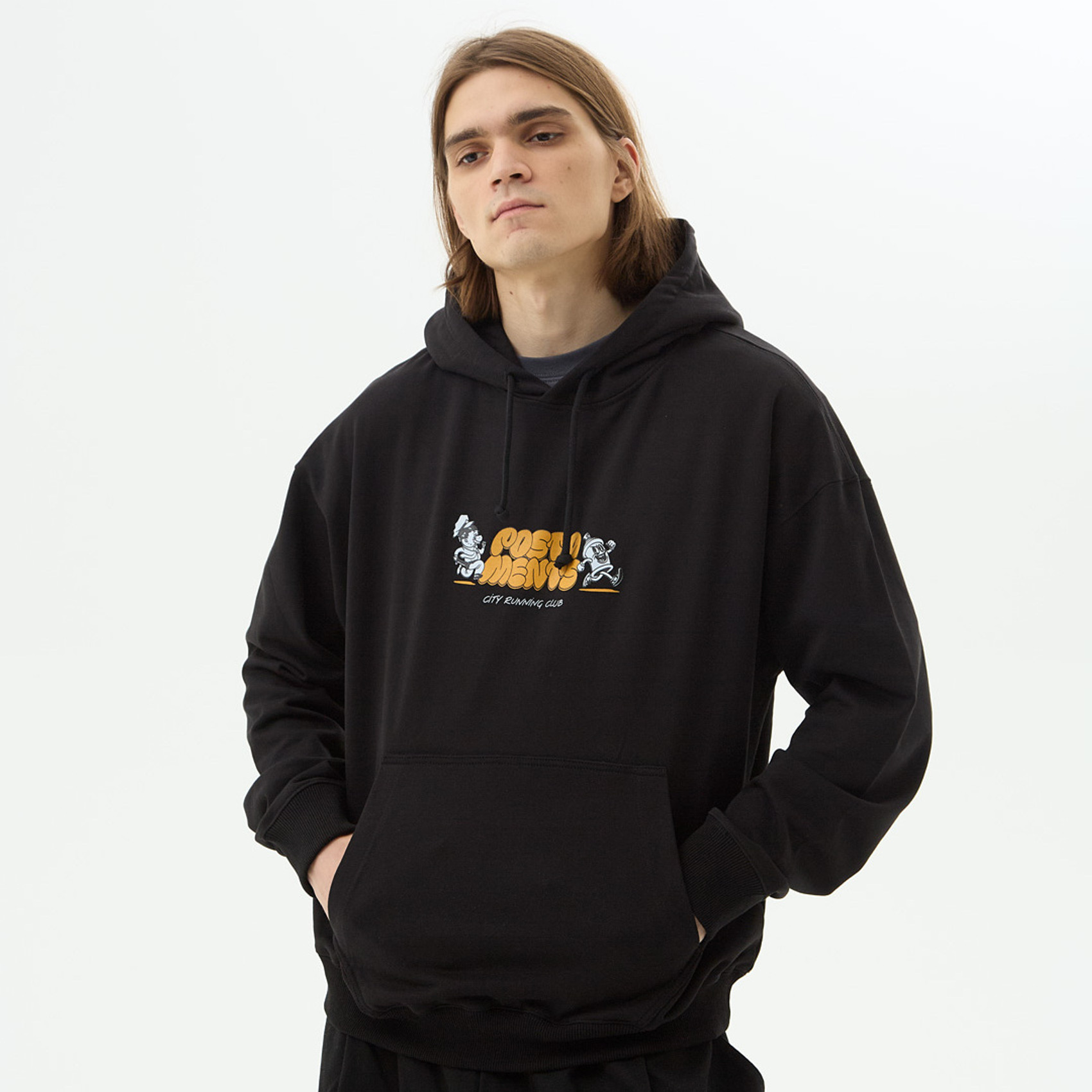 Худи Postaments Running Club (black) артикул: - купить в магазине Дайс