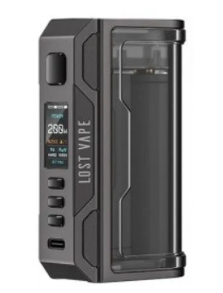 Боксмод Lost Vape Thelema Quest 200W Mod - Gunmetal Clear Боксмод Lost Vape Thelema Quest 200W Mod - Gunmetal Clear