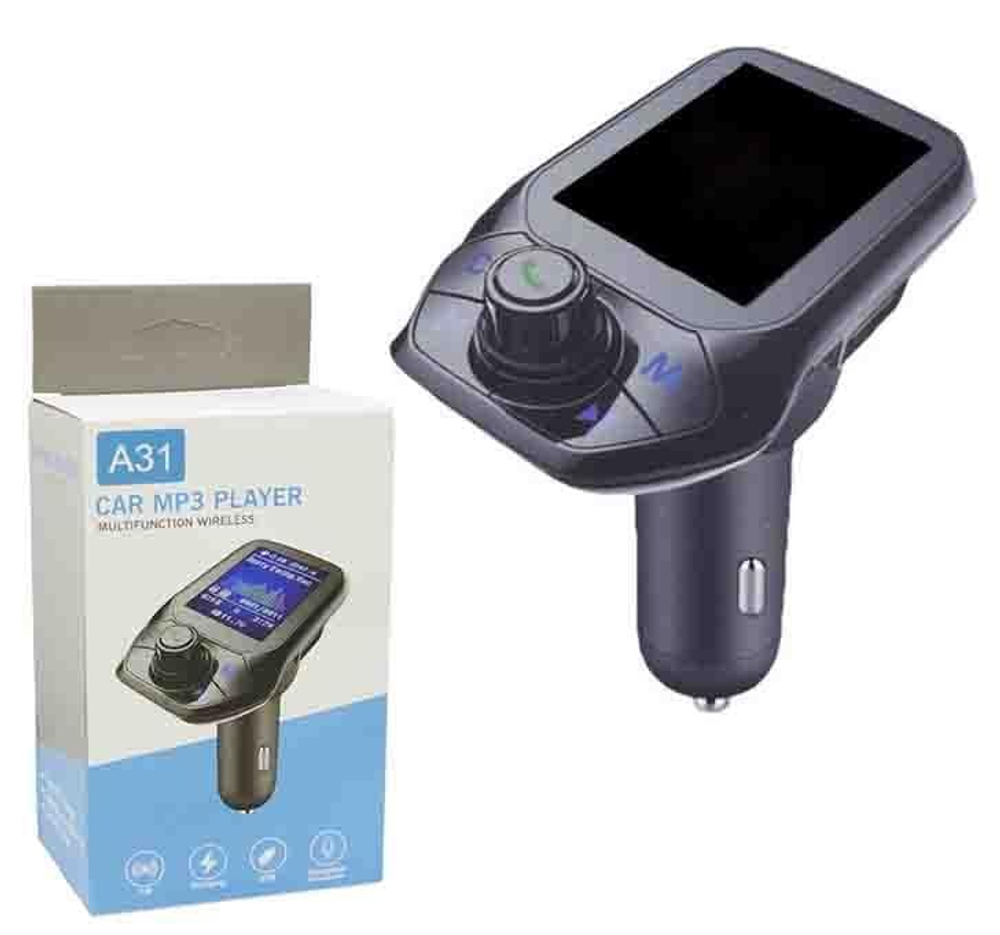 Автомобильный FM-трансмиттер A31 Bluetooth (черный)
