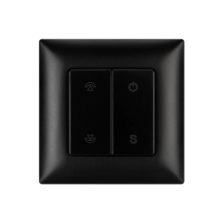INTELLIGENT ARLIGHT Кнопочная панель SMART-RF-801-22-1G-DIM-SUF Black (3V, 2.4G) (IARL, IP20 Пластик, 5 лет) 059068