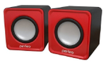 Колонки Perfeo WAVE 2*3 USB Red