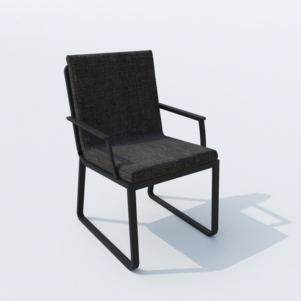 Стул Ideal Patio АЛЬБА маренго - каркас карбон