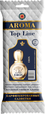 Салфетки влажные универсальные парфюмированные №34 Versace Eros woman